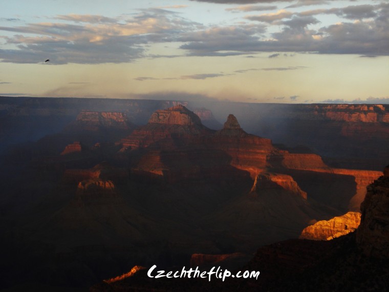 Sunset at the South Rim of the Grand Canyon